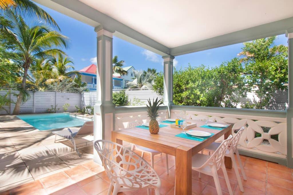 Aquamarine, 2 Bedroom Beach House And Private Pool, Orient Beach! Baie-Orientale Eksteriør bilde